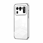 For Xiaomi Mi 11 Ultra Transparent Plating Fine Hole Phone Case(Silver)