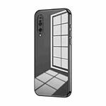 For Xiaomi Mi 9 Transparent Plating Fine Hole Phone Case(Black)