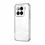 For Xiaomi 15 Transparent Plating Fine Hole Phone Case(Silver)