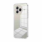 For Xiaomi Civi 5 Pro Transparent Plating Fine Hole Phone Case(Transparent)