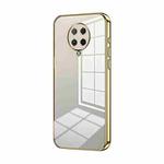 For Xiaomi Redmi K30 Pro / K30 Ultra Transparent Plating Fine Hole Phone Case(Gold)