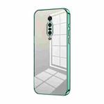 For Xiaomi Redmi K20 / K20 Pro Transparent Plating Fine Hole Phone Case(Green)