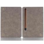 For Samsung Galaxy Tab S9 FE Retro Book Leather Tablet Case(Grey)