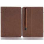 For Samsung Galaxy Tab S9 Retro Book Leather Tablet Case(Dark Brown)