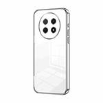 For Huawei Enjoy 60X / nova Y91 Transparent Plating Fine Hole Phone Case(Silver)