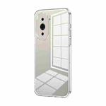 For Huawei nova 10 Pro Transparent Plating Fine Hole Phone Case(Transparent)
