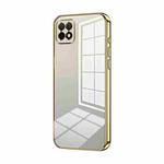 For Huawei Enjoy 20 / nova Y60 Transparent Plating Fine Hole Phone Case(Gold)