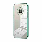 For Huawei Enjoy 20 Plus Transparent Plating Fine Hole Phone Case(Green)