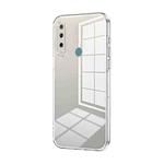 For Huawei Enjoy 10 Plus / P Smart Z Transparent Plating Fine Hole Phone Case(Transparent)