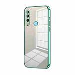 For Huawei Enjoy 10 Plus / P Smart Z Transparent Plating Fine Hole Phone Case(Green)