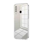For Huawei nova 4e / P30 lite Transparent Plating Fine Hole Phone Case(Transparent)