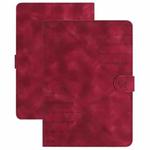 For 8 inch YX Small Butterfly Embossed Leather Tablet Case(Red)