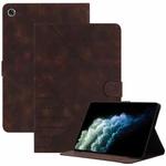 For Lenovo Tab M10 Gen 3 10.1 2022 YX Small Butterfly Embossed Leather Tablet Case(Coffee)