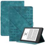 For Amazon Kindle Paperwhite 3 / 2 / 1 YX Small Butterfly Embossed Leather Tablet Case(Light Blue)