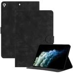 For iPad 9 / 8 / 7 / 6 / 5 YX Small Butterfly Embossed Smart Leather Tablet Case(Black)