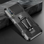 For Huawei Nova 5T Machine Armor Warrior Shockproof PC + TPU Protective Case(Black)