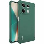 For Xiaomi Redmi Note 13 5G imak Shockproof Airbag TPU Phone Case(Matte Green)