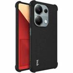 For Xiaomi Poco M6 Pro/Redmi Note13 Pro 4G Global imak Shockproof Airbag TPU Phone Case(Matte Black)