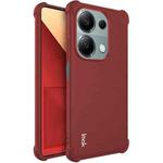 For Xiaomi Poco M6 Pro/Redmi Note13 Pro 4G Global imak Shockproof Airbag TPU Phone Case(Matte Red)