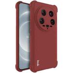 For Xiaomi 14 Ultra 5G imak Shockproof Airbag TPU Phone Case(Matte Red)