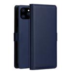 For iPhone 12 mini DZGOGO MILO Series TPU + PU Horizontal Flip Leather Case with Holder & Card Slot & Wallet(Blue)