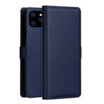 For iPhone 12 Pro Max DZGOGO MILO Series TPU + PU Horizontal Flip Leather Case with Holder & Card Slot & Wallet(Blue)