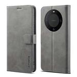 For Huawei Mate 60 LC.IMEEKE Calf Texture Leather Phone Case(Grey)