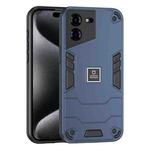 For Tecno Pova 5 Pro 2 in 1 Shockproof Phone Case(Blue)