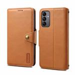 For Samsung Galaxy A05s Denior Cowhide Texture Wallet Style Leather Phone Case(Khaki)