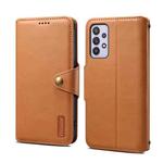 For Samsung Galaxy A32 5G Denior Cowhide Texture Wallet Style Leather Phone Case(Khaki)