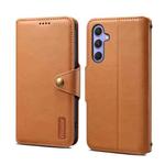 For Samsung Galaxy A54 5G Denior Cowhide Texture Wallet Style Leather Phone Case(Khaki)
