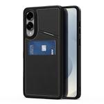 For Samsung Galaxy S25 Edge 5G DUX DUCIS Rafi II Series MagSafe Magnetic Holder RFID Phone Case(Black)