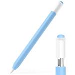 For Apple Pencil (USB-C) Jelly Silicone Stylus Pen Protective Cover(Sky Blue)