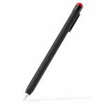 For Apple Pencil 2 Pen Clip Ultra Thin Series Stylus Pen Protective Case(Black)