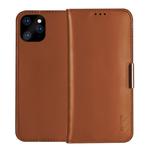 For iPhone 12 / 12 Pro DZGOGO ROYALE II Series Magnetic Horizontal Flip Leather Case with Card Slots & Holder(Brown)