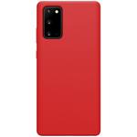 For Samsung Galaxy Note20 NILLKIN Flex Pure Series Solid Color Liquid Silicone Dropproof Protective Case(Red)