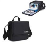 Cwatcun D52 Crossbody Camera Bag Photography Lens Shoulder Bag, Size:17 x 18 x 11cm(Black)