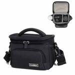 Cwatcun D67 Crossbody Camera Bag Photography Lens Shoulder Bag, Size:25.5 x 16 x 17cm M(Black)