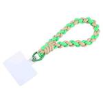 Universal Phone Four Strand Short Lanyard(Beige Green)