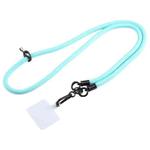 Universal Phone Solid Color Long Lanyard(Light Blue)