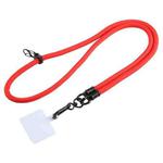 Universal Phone Solid Color Long Lanyard(Red)