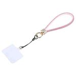 Universal Phone Flash Diamond Short Lanyard(Pink)