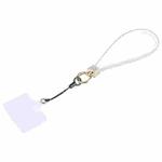 Universal Phone Flash Diamond Short Lanyard(Silver)