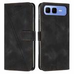 For Infinix Smart 10 Plus 4G Dream Triangle Leather Phone Case with Lanyard(Black)