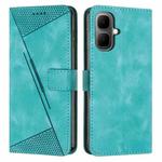 For Infinix Smart 10 4G / Tecno Pop 10 Dream Triangle Leather Phone Case with Lanyard(Green)