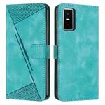 For Infinix GT 30 Pro Dream Triangle Leather Phone Case with Lanyard(Green)