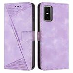 For Infinix GT 30 Pro Dream Triangle Leather Phone Case with Lanyard(Purple)