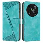 For itel RS4 Dream Triangle Leather Phone Case with Long  Lanyard(Green)