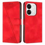 For itel A80 Dream Triangle Leather Phone Case with Long  Lanyard(Red)