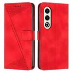 For itel S25 Dream Triangle Leather Phone Case with Long  Lanyard(Red)